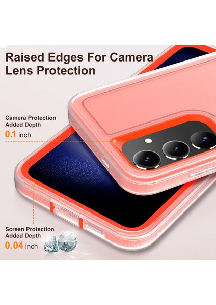 Samsung Galaxy S25+ Için Hibrit Yumuşak Silikon Sert Pc Arka Tampon Stand Telefon Kılıfı - Şeffaf (Yurt Dışından) indirimleri