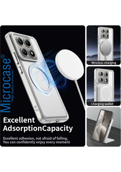 Xiaomi 14T Için Magsafe Manyetik Darbeye Dayanıklı Yarı Esnek Plastik Tpu Kılıf - AL8115 fiyatları