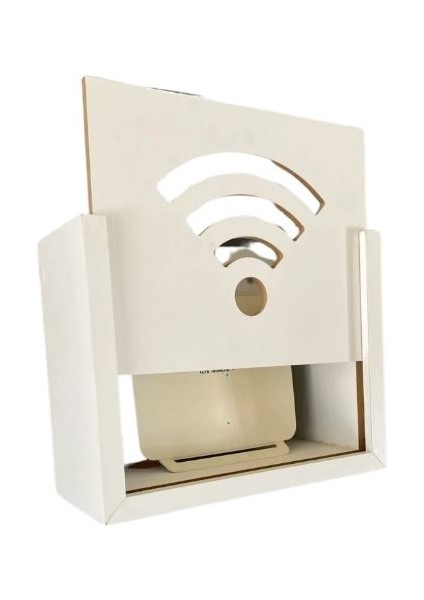 Wifi-Modem Kutusu Saklama Duvar Düzenleyici Mdf Uzunluk (22 cm ) Genişlik (28 cm ) Derinlik (12 cm )
