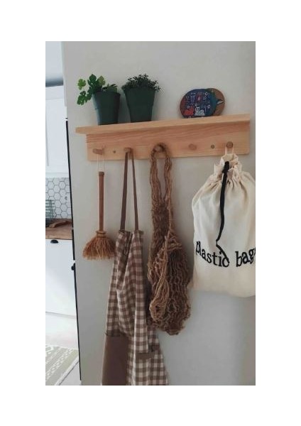 Dekoratif 5 Askılı Çocuk ve Bebek Odası Için Duvar Rafı, Modern Duvar Askılığ