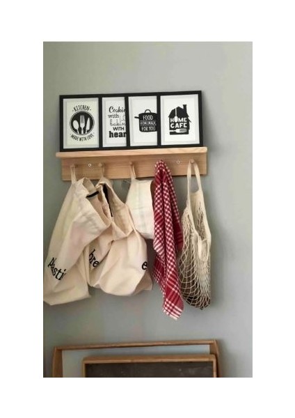 Dekoratif 5 Askılı Çocuk ve Bebek Odası Için Duvar Rafı, Modern Duvar Askılığ fırsatları