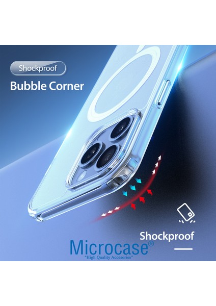 Apple iPhone 16 Pro Için Magsafe Manyetik Darbeye Dayanıklı Yarı Esnek Plastik Tpu Kılıf - AL8115 fırsatları