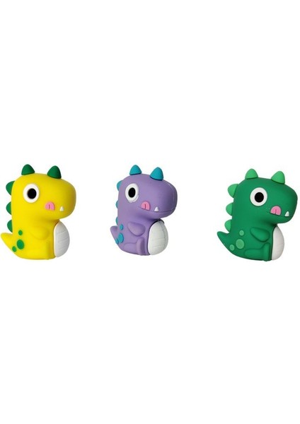 3D Mini Kalemtıraş 1 Adet - Dinazor Figürlü