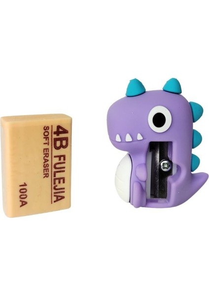 3D Mini Kalemtıraş 1 Adet - Dinazor Figürlü modelleri