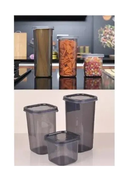 3 Boy Erzak Saklama Kabı modelleri