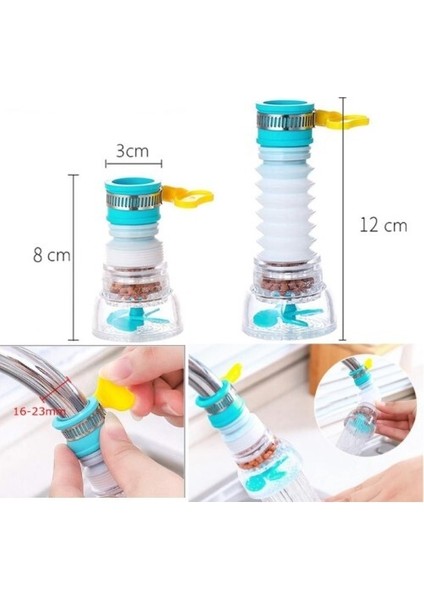 Oynar Başlıklı Pervaneli Taşlı Musluk Başlığı modelleri