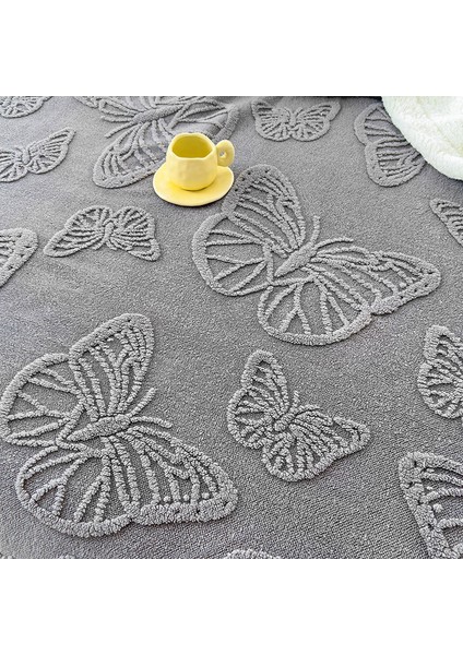 1 Parça Butterfies Jakarlı Battaniye Yumuşak Rahat 180*200CM (Yurt Dışından) fırsatları