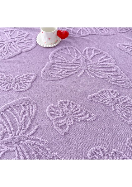 1 Parça Butterfies Jakarlı Battaniye Yumuşak Rahat 100*150CM (Yurt Dışından)