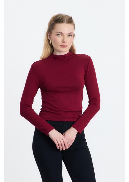 2069 Yarım Boğaz Bady Bordo fiyatları