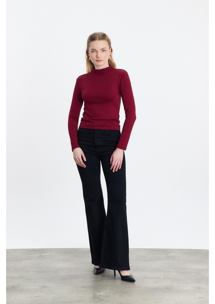 2069 Yarım Boğaz Bady Bordo modelleri