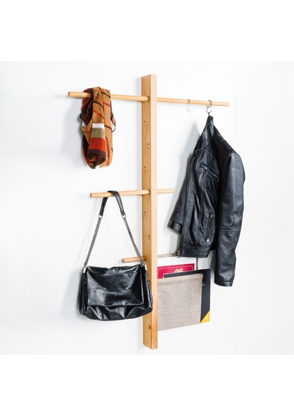 Modern Ahşap Duvar Askısı & Minimalist ve Şık Tasarım & Doğal ve Şık Dekorasyon Ürünü