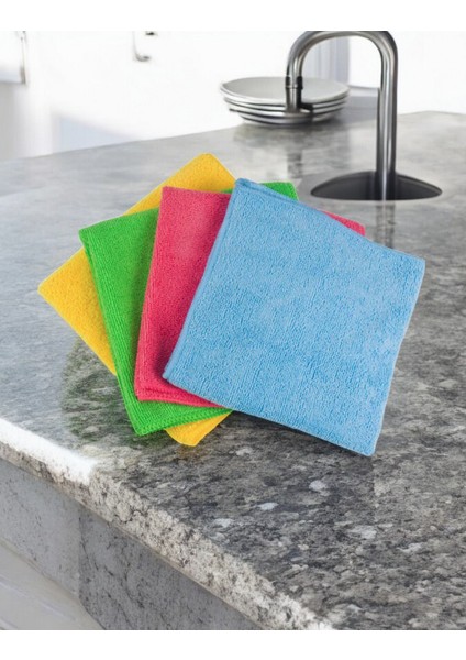 Microfiber Banyo Mutfak ve Yer Temizleme Bezi 30X40 20 Adet