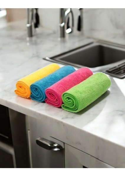 Microfiber Banyo Mutfak ve Yer Temizleme Bezi 30X40 20 Adet