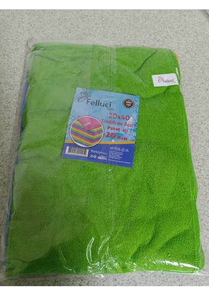 Microfiber Banyo Mutfak ve Yer Temizleme Bezi 30X40 20 Adet