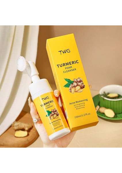 Fırçalı Yüz Temizleme Köpüğü 150ml Zerdeçal