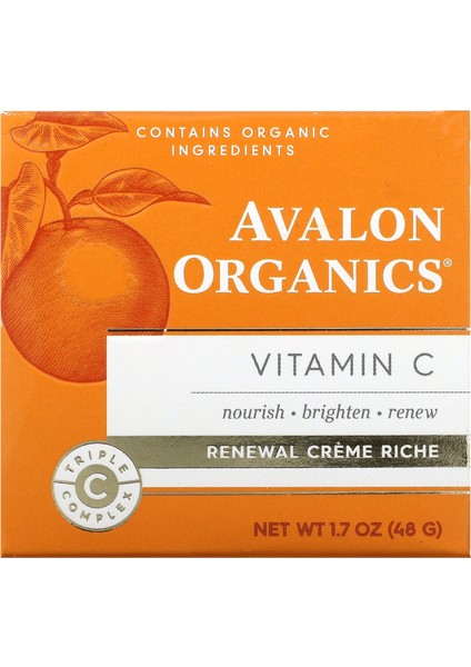 Organics C Vitaminli Krem 48 gr