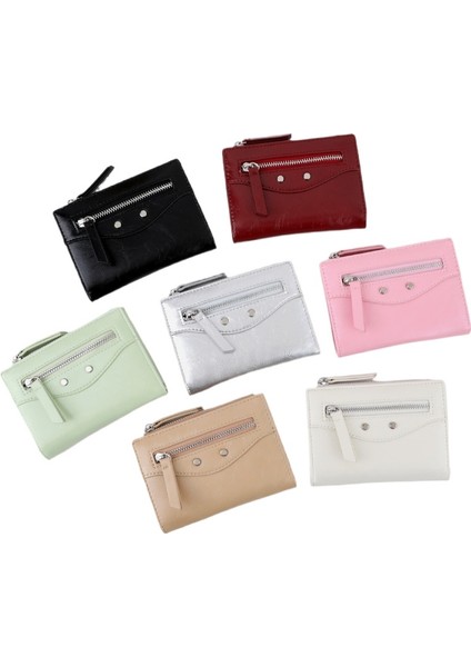 Fermuarlı Bayan Cüzdan Kısa Taşınabilir Mini Coin Para Cüzdan Kart Tutucu (Yurt Dışından) indirimleri