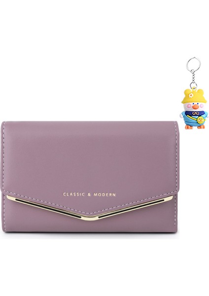 Moda Bayan Cüzdan Çoklu Kart Yuvası Bayanlar Clutch Kart Tutucu (Yurt Dışından)