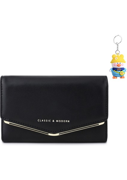 Moda Bayan Cüzdan Çoklu Kart Yuvası Bayanlar Clutch Kart Tutucu (Yurt Dışından)