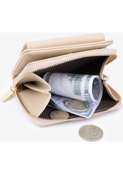 Basit Cüzdan Bayanlar Para Cüzdanı Çoklu Kart Yuvası Cüzdan Kadın Clutch Çanta (Yurt Dışından)