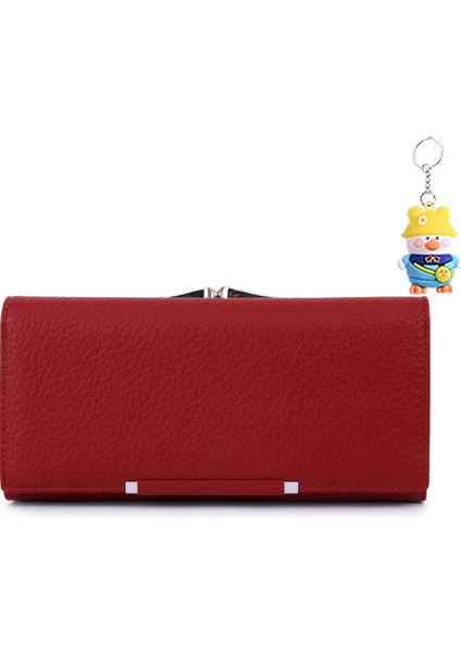 Kadın Clutch Manyetik Toka Cüzdan Çoklu Kart Yuvası Kart Tutucu (Yurt Dışından)