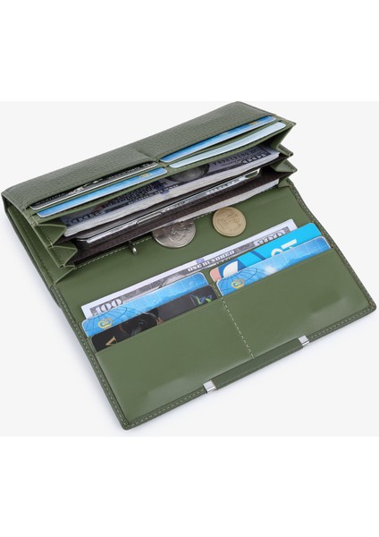 Kadın Clutch Manyetik Toka Cüzdan Çoklu Kart Yuvası Kart Tutucu (Yurt Dışından) modelleri