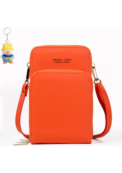 Moda Büyük Kapasiteli Crossbody Çanta Çok Fonksiyonlu Cep Telefonu Çantası Kadın Crossbody (Yurt Dışından)