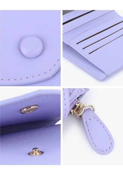 Kısa Çoklu Kart Yuvası Cüzdan Kadın Moda Cüzdan Kart Tutucu (Yurt Dışından) fırsatları