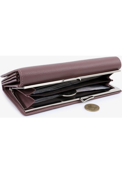 Cüzdan Kadın Manyetik Toka Karanlık Düşüş Moda Çoklu Kart Yuvası Kart Tutucu (Yurt Dışından) fırsatları