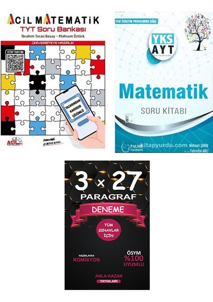 Tyt Matematik Soru Bankası / Yks / Ayt Matematik Soru Kitabı Seti