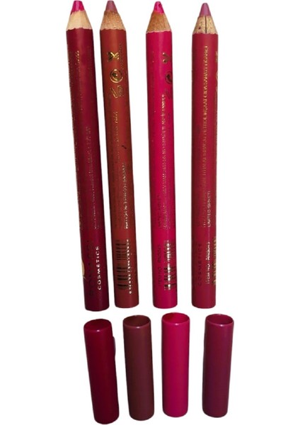 Göz ve Dudak Kalemi 4 Lü Set ( 4 Farklı Renk)
