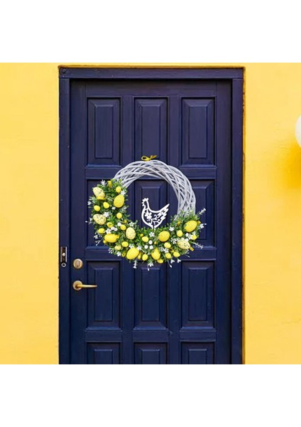 Paskalya Çelenk Festival Sarı Için Yaylı Çelenk (Yurt Dışından) fiyatları