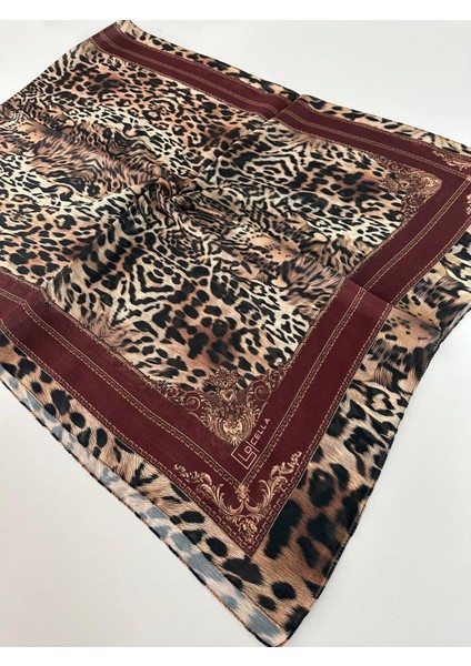 Idol Saten Ipek Şal Bordo Serisi LWR0605