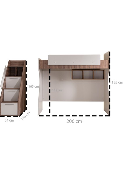 Ranza, Milano Dolaplı Çalışma Masalı Modern Ranza indirimleri