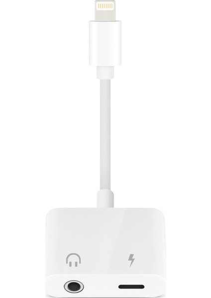 Lightning To 3.5 mm Kulaklık Çevirici ve Lightning Iphone Şarj Dönüştürücü