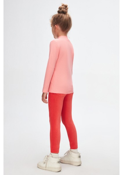 Somon Basic Kışlık Yarım Balıkçı Yaka Uzun Kollu Kız Çocuk Tişört fırsatları