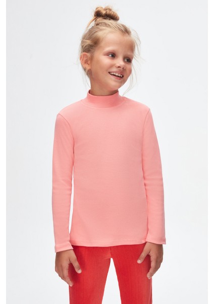 Somon Basic Kışlık Yarım Balıkçı Yaka Uzun Kollu Kız Çocuk Tişört fiyatları