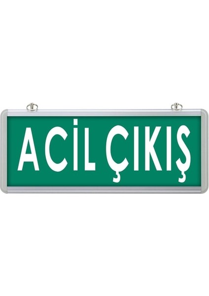 Exıt Çift Yönlü Acil Yönlendirme Levhası
