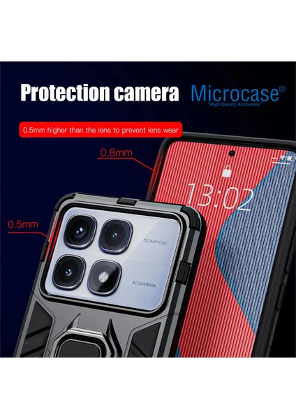 Xiaomi 14T ile Uyumlu Batman Serisi Yüzük Standlı Armor Kılıf - Siyah AL3349 fırsatları