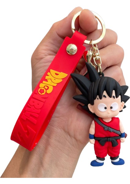 Karikatür Anime Dragon Topu Anahtarlık Sun Wukong Bebek Çanta Kolye Araba Anahtarlık Küçük Hediye (Yurt Dışından)