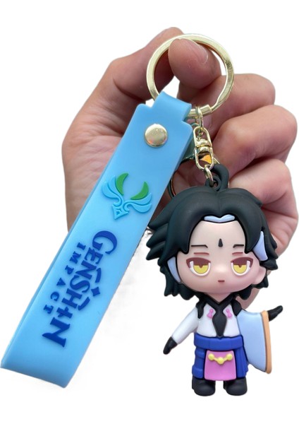 Genshin Etki Oyun Karakteri Yuanshen Anahtarlık Okul Çantası Kolye Çizgi Film Bebeği Araba Anahtarlık (Yurt Dışından)