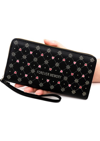 Uzun Cüzdan Bayanlar Fermuarlı Çanta Büyük Kapasiteli Depolama Kadın Clutch Çantası (Yurt Dışından) fiyatları