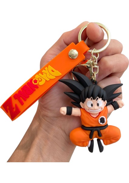 Karikatür Anime Dragon Topu Anahtarlık Sun Wukong Bebek Çanta Kolye Araba Anahtarlık Küçük Hediye (Yurt Dışından)