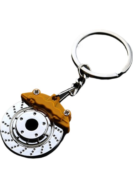 Yaratıcı Metal Anahtarlık Türbin Dişli Hub Fren Diski Amortisör Kumpas Araba Anahtarlık Asılı Parçalar (Yurt Dışından)