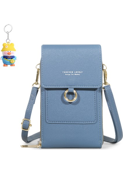 Dokunmatik Ekranlı Cep Telefonu Çantası Kadın Dikey Crossbody Çantası Cep Telefonu Çantası Çok Fonksiyonlu (Yurt Dışından)