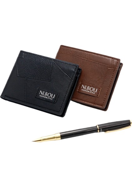 Erkek Cüzdan Kısa Çanta Basit Kart Tutucu Moda Clutch Taşınabilir Para Cüzdanı (Yurt Dışından)