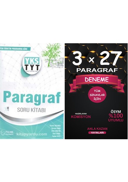Yks Tyt Paragraf Soru Kitabı / Paragraf