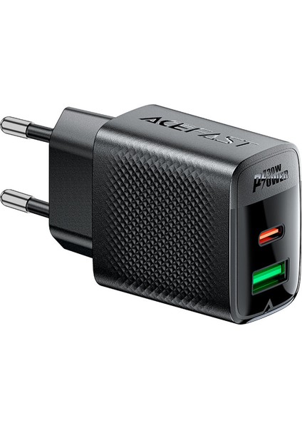 PD30W Güç Destekli GAN (1xUsb-C + 1xUsb-A) Hızlı Duvar Şarj Cihazı - A98