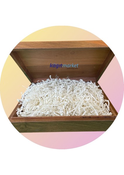 500 gr Zigzag Kırpık Kağıt , Kırpıntı Kağıt * Krem