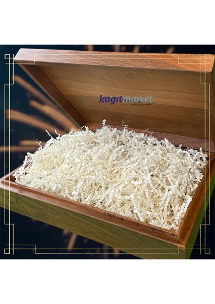 500 gr Zigzag Kırpık Kağıt , Kırpıntı Kağıt * Krem